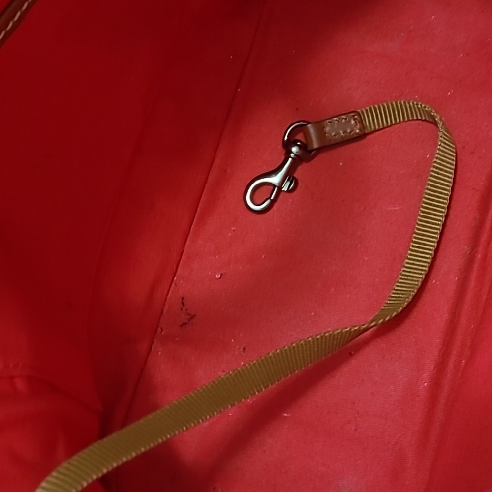 Navy Dooney & Bourke Dome Satchel - Picture 6 of 13